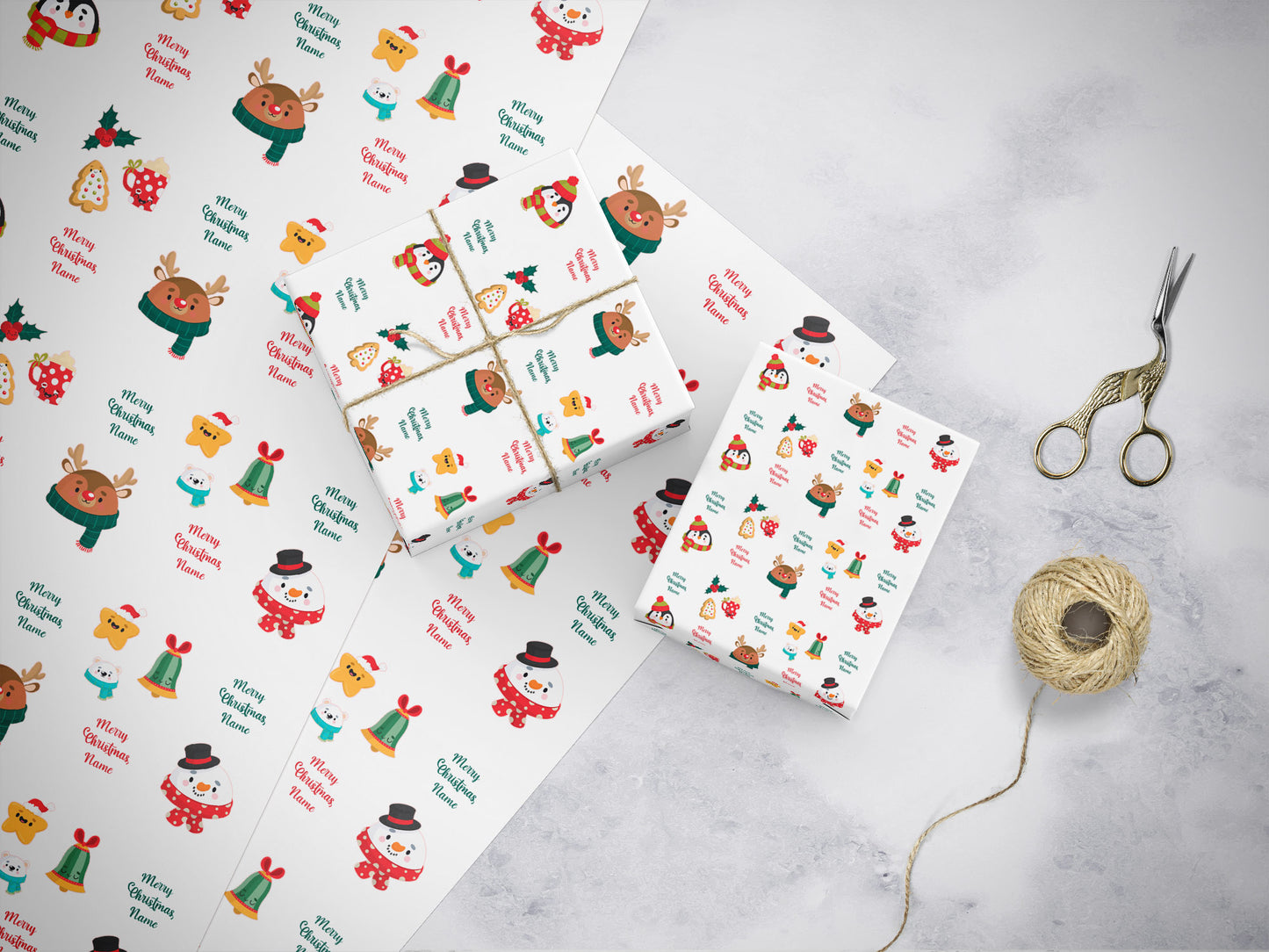 Christmas Giftwrap - Cute