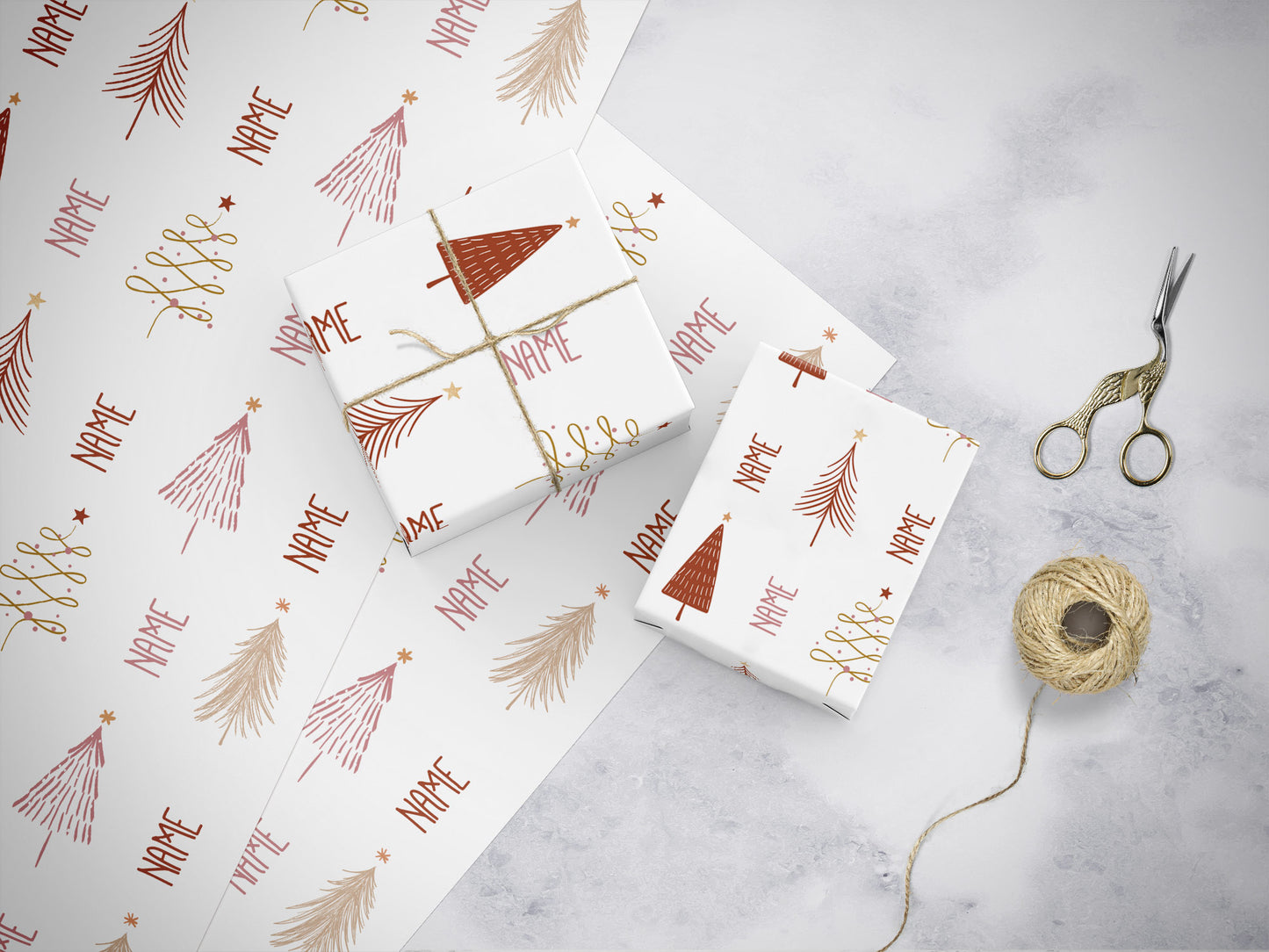 Christmas Giftwrap - Trees